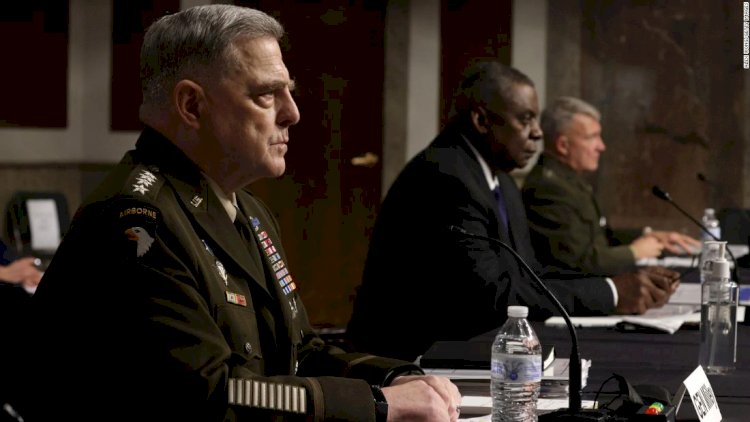 Gen. Milley said calls to China happened after there was intelligence that the Chinese were worried about an attack